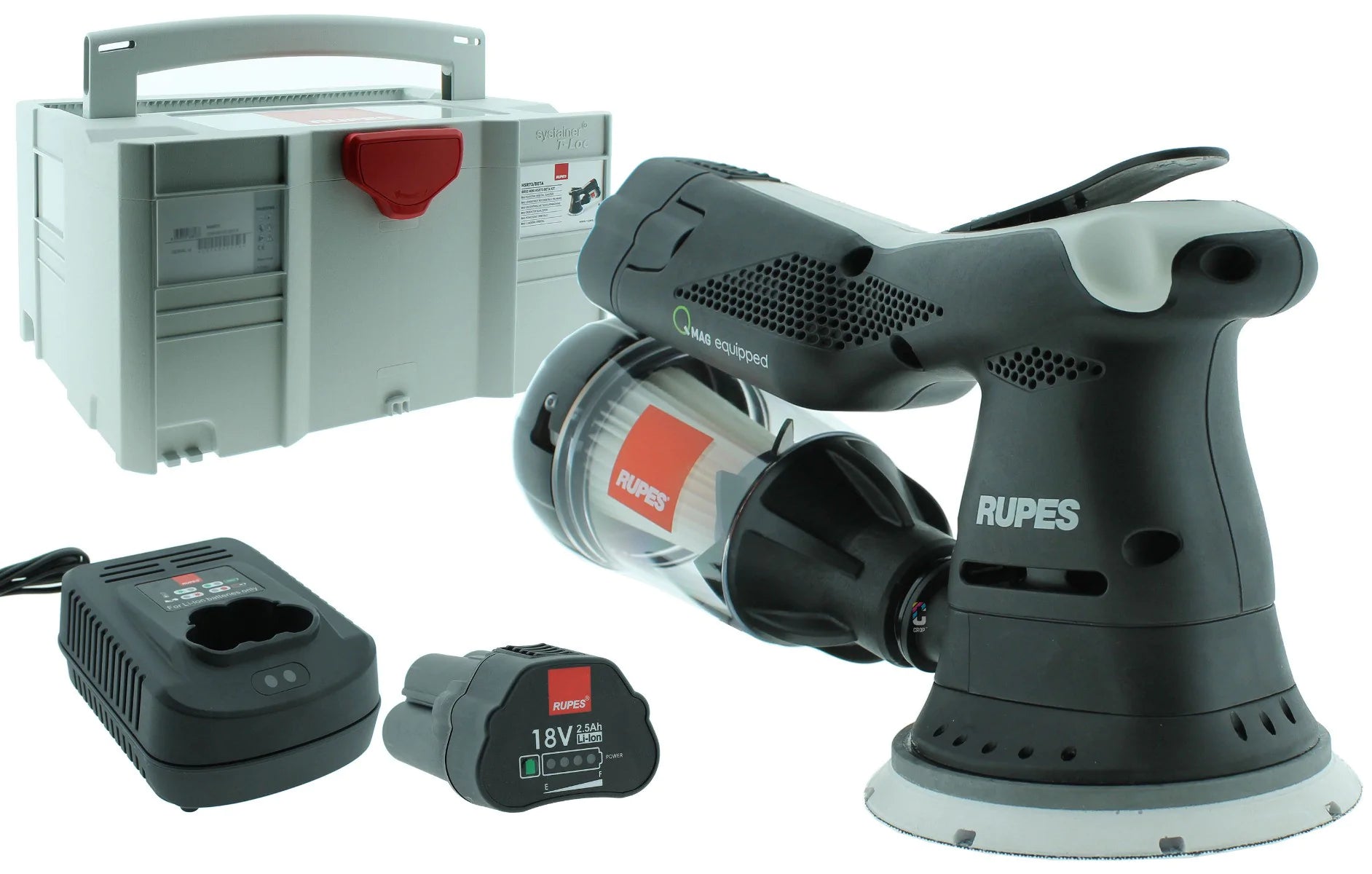 MINI LEVIGATRICE ROTORBITALE HSR73 CON TECNOLOGIA IBRID Rupes HSR73/BLX