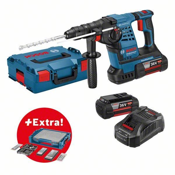 Martello perforatore a batteria  GBH 36 V-LI Plus Bosch Professional 6Ah