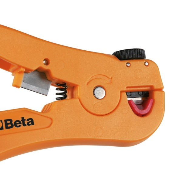 Spellacavi tascabile regolabile, con dispositivo di taglio Beta 1144T