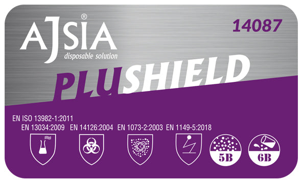Tute polipropilene Ajsia "plushield" categoria DPI III CE 0624