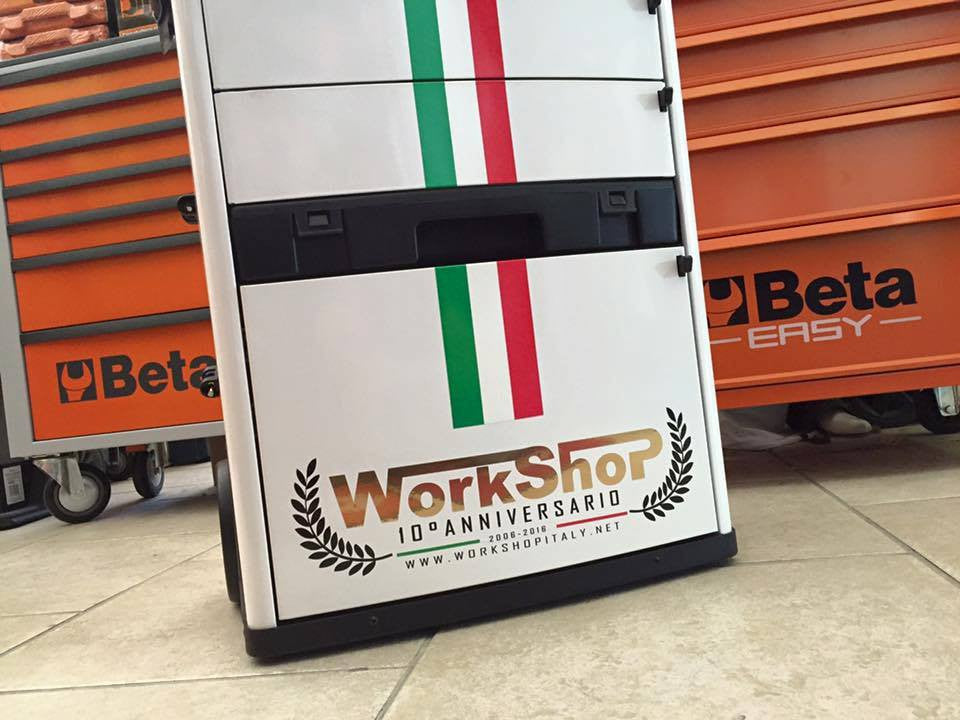 Trolley Beta Utensili C41H Bianco Workshopitaly 10° Anniversario