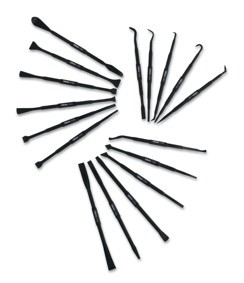 Kit di 17 leverini multifunzione in materiale plastico 1479ML/B17 Beta