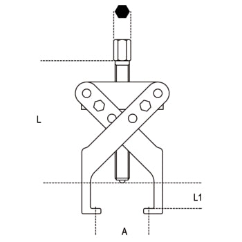 Estrattori a due griffe tipo leggero Beta 1508/1 - 1508/2
