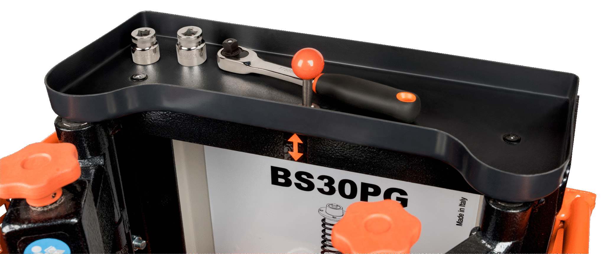 Compressore per ammortizzatori a doppio pistone pneumatico con griglia di protezione  BS30PG  BAHCO