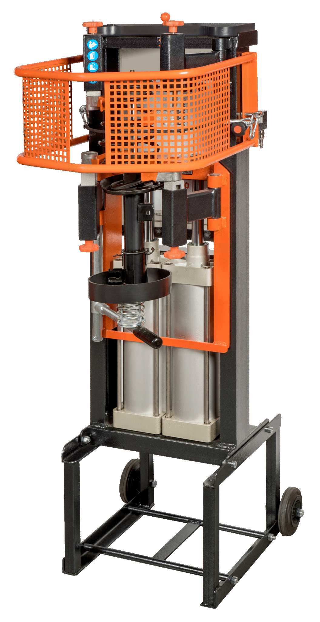 Compressore per ammortizzatori a doppio pistone pneumatico con griglia di protezione  BS30PG  BAHCO