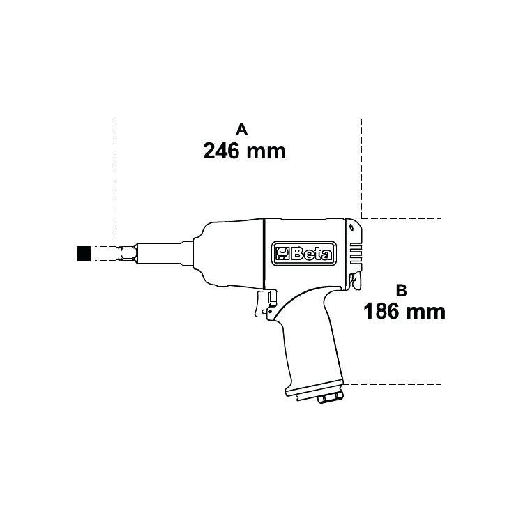 Avvitatore reversibile in materiale composito Beta 1927PAL