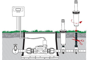 Prolunga filettata maschio 3/4" 1/2" GF GARDEN