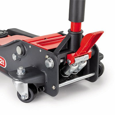 Sollevatore Idraulico USAG 2550 Da 3 Tonnellate - Per Auto E Furgoni, Nero/Rosso - Foto 5