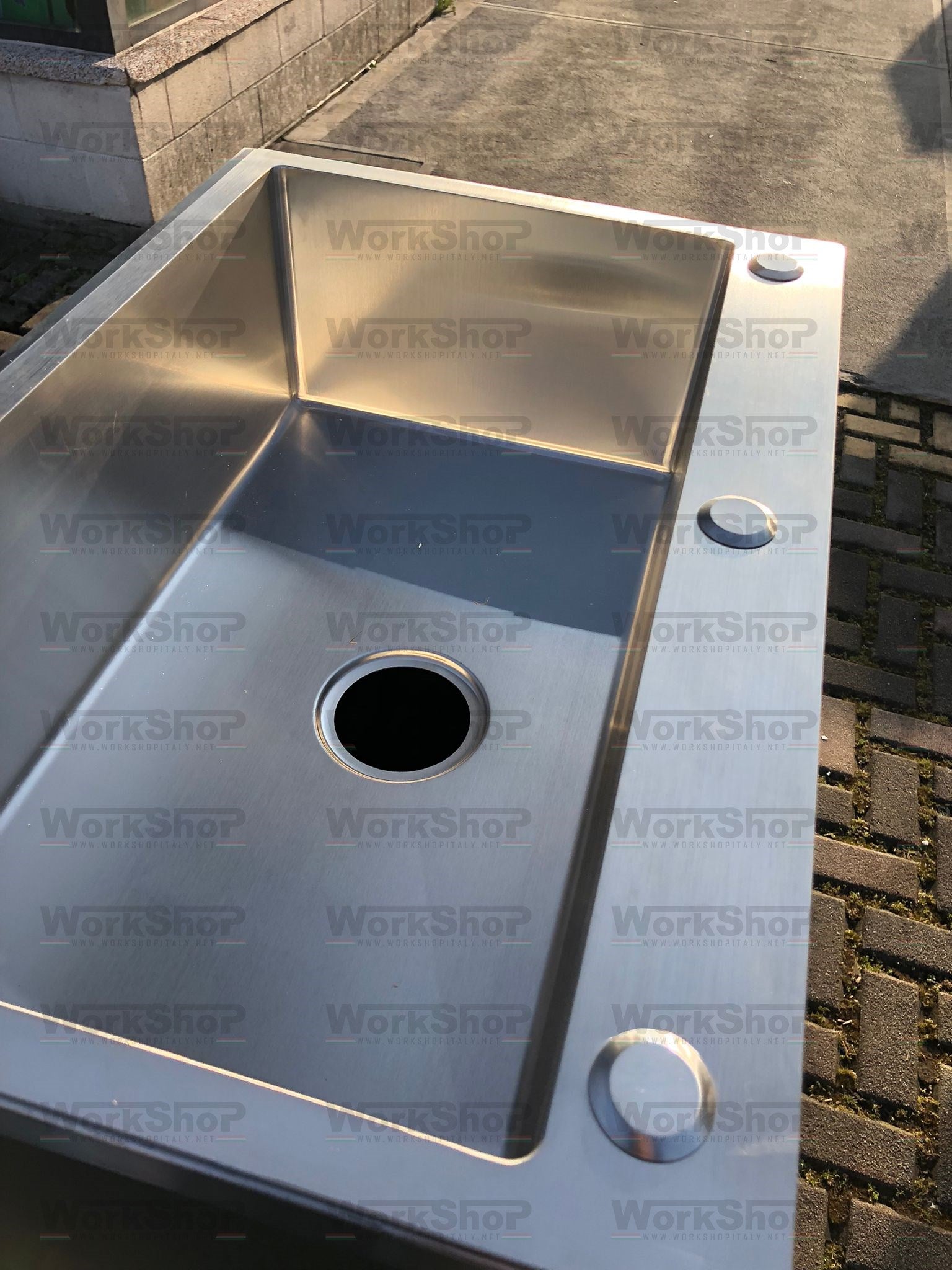 Modulo fisso con lavandino integrato per arredo officina Beta C45PRO ML