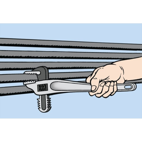 Giratubi modello frontale corpo  lega leggera e ganasce in acciaio forgiato Beta 365