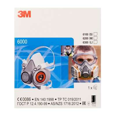 Kit respiratore semimaschera riutilizzabile 3M™filtro A2P3 R 6223M