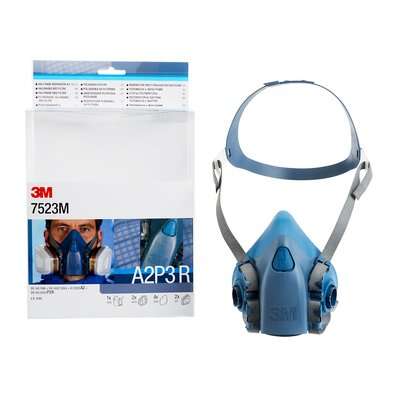 Kit respiratore con semimaschera riutilizzabile 3M™, filtro A2P3 R Maschera 7523