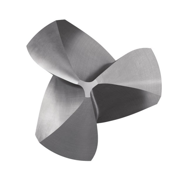 Serie di 6 frese a sbavare ed incassare a tre taglienti asimmetrici e a spirale in acciaio HSS 426A/SP6Beta