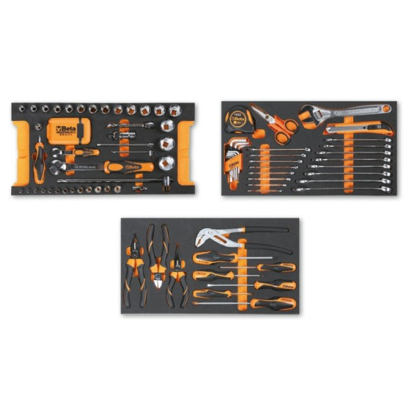 Set 109 utensili impiego universale termoformato morbido Beta 5914VU/M per C14