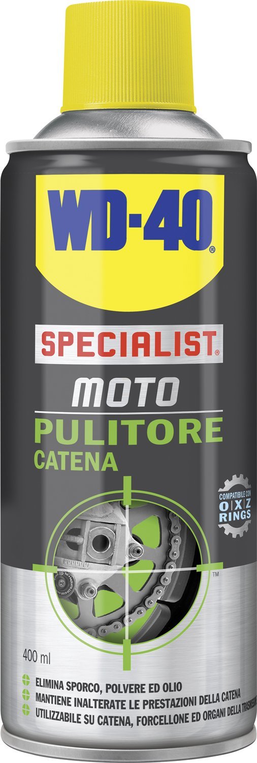 Pulitore catena moto spray WD-40 specialist ml.400