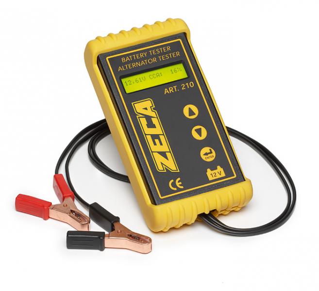 Tester per batterie e alternatore ZECA 210