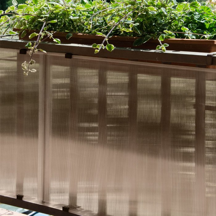 Wall-Y kit 2 pannelli per la protezione dei balconi 105x90