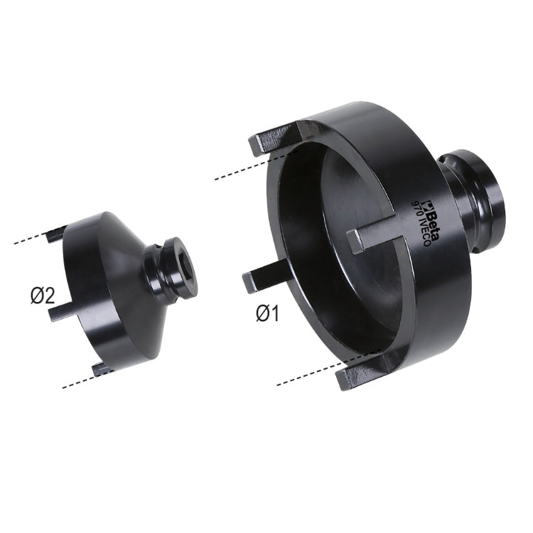 Chiave a bussola a settori per dadi mozzo Iveco Daily Beta 970IVECO