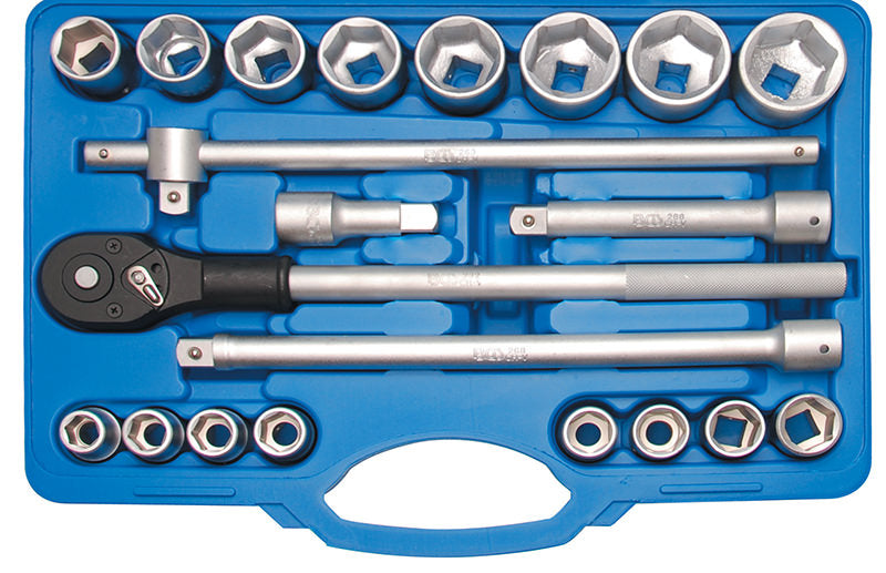 CASSETTA 21PZ.CHIAVI A BUSSOLA ESAG. 3/4"	BGS1207