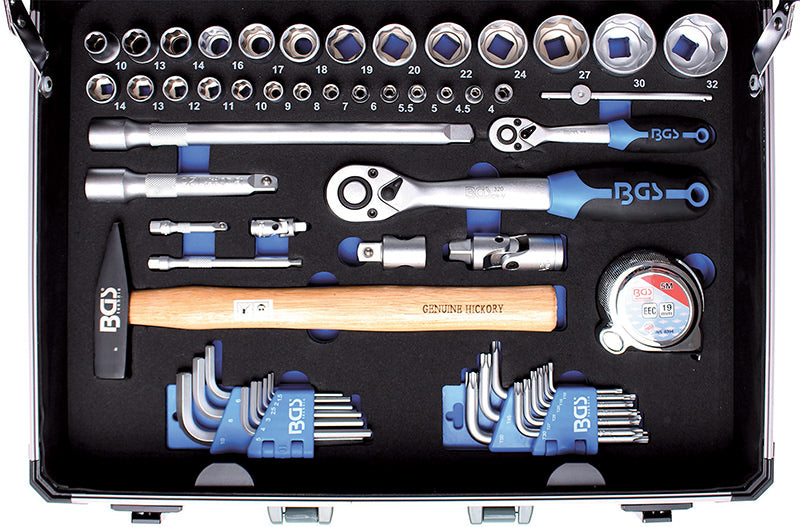 VALIGETTA PROFESSIONALE IN ALLUMINIO CON 149 UTENSILI BGS15501