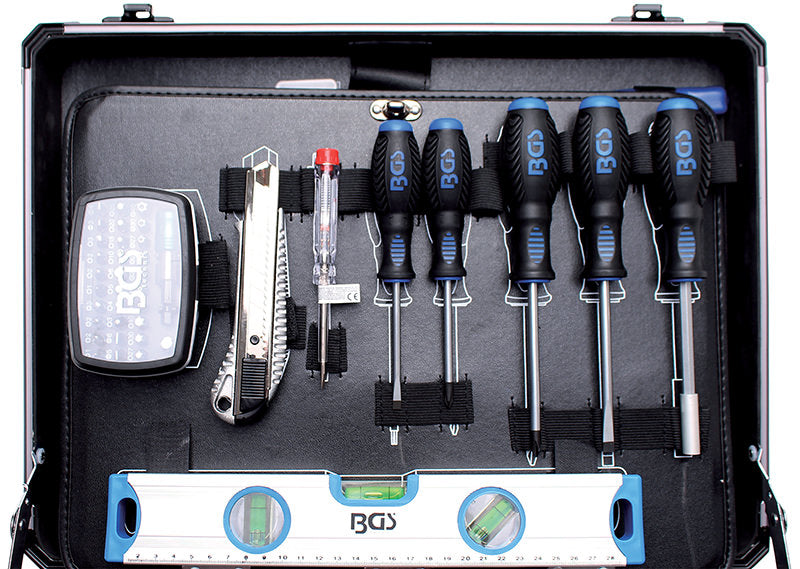 VALIGETTA PROFESSIONALE IN ALLUMINIO CON 149 UTENSILI BGS15501