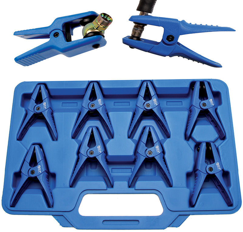 SET 8 PEZZI, PINZE PER LA CHIUSURA DI TUBI FLESSIBILI BGS1721