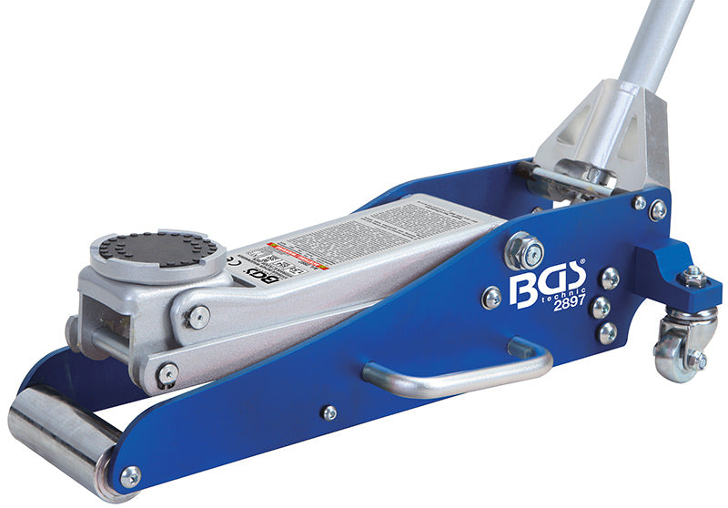 SOLLEVATORE IDRAULICO A CARRELLO IN ALLUMINIO E ACCIAIO, 1,5 T BGS2897