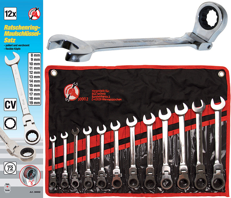 SET 12 PZ.CHIAVI COMB.CRICCH.C/SNODO 8-19 MM	BGS30002