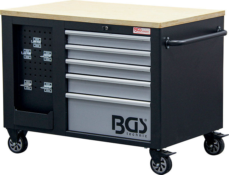 CARRELLO PORTAUTENSILI VUOTO CON 10 CASSETTI BGS4199