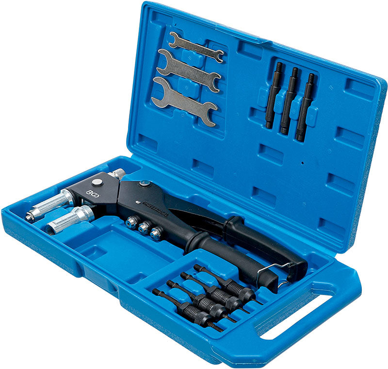 SET RIVETTATRICE CON TESTA GIREVOLE 360° BGS438