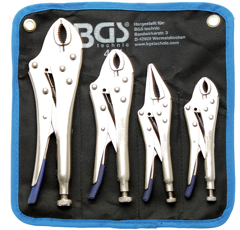 SET 4 PEZZI, PINZE AUTOBLOCCANTI BGS494