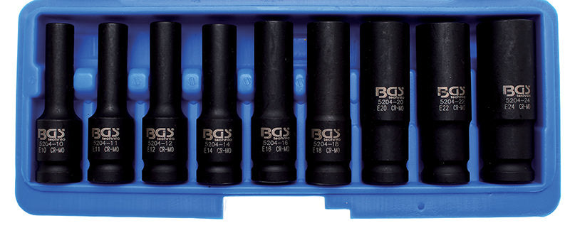 SET 10 PZ.BUSS.A MACCHINA TORX TIPO LUNGO	 BGS5204