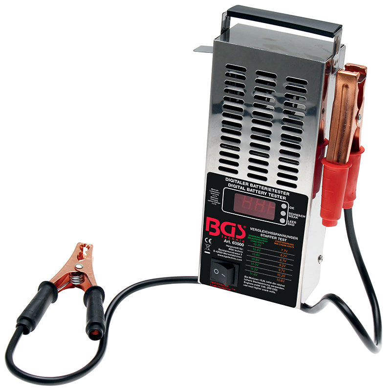 TESTER DIGITALE CARICA BATTERIE BGS63500