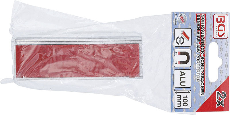 COPPIA COPRIGANASCE C/INSERTO PLASTICA L.100MM	BGS6798