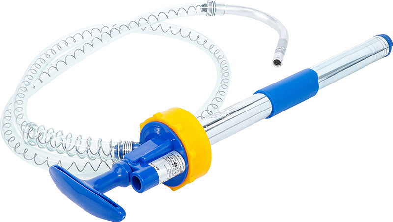 POMPA A LEVA PER BARILI IN PLASTICA, CON TAPPO A VITE DIN 61 BGS71046