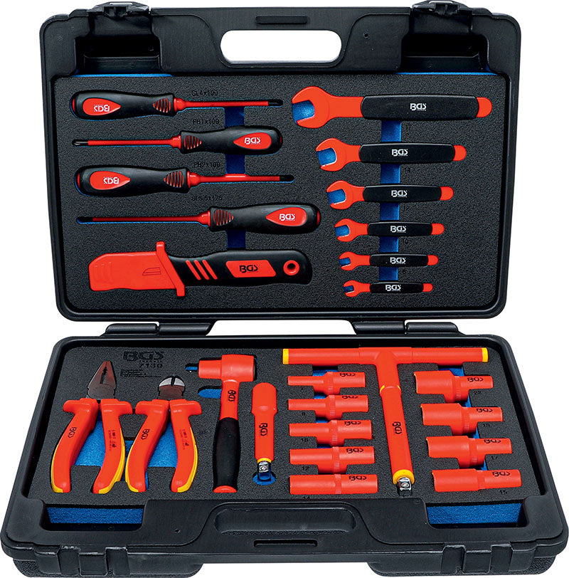 SET 26 PZ, UTENSILI ISOLATI VDE IN VALIGETTA BGS7130