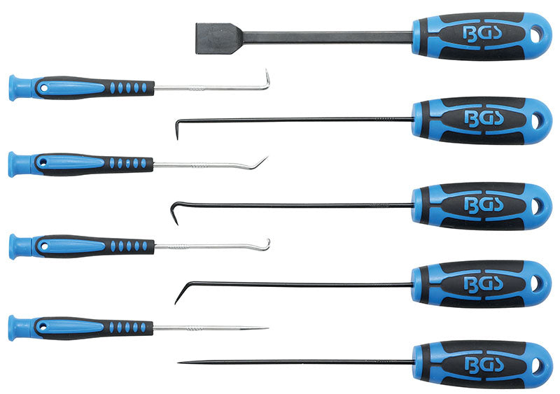 SET 9 PEZZI, GANCI E RASCHIETTO CON IMPUGNATURA	BGS8487