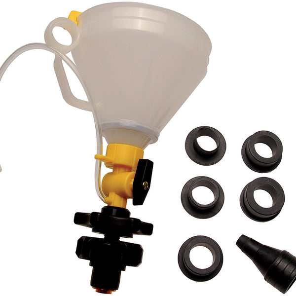Kit Prova E Riempiamento Sistema Raffreddamento BGS - 6 Pezzi Per Auto