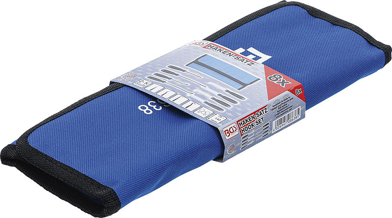 SET 8 PEZZI, UNCINI CON PUNTE DIRITTE E ARROTONDATE BGS8638