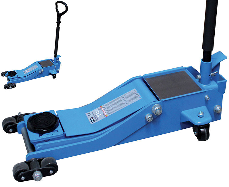 SOLLEVATORE IDRAULICO A CARRELLO ULTRA PIATTO, 2 T BGS9252