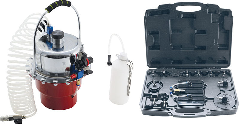 SET 17 PEZZI, SPURGO FRENI PNEUMATICO CON ADATTATORI BGS9783