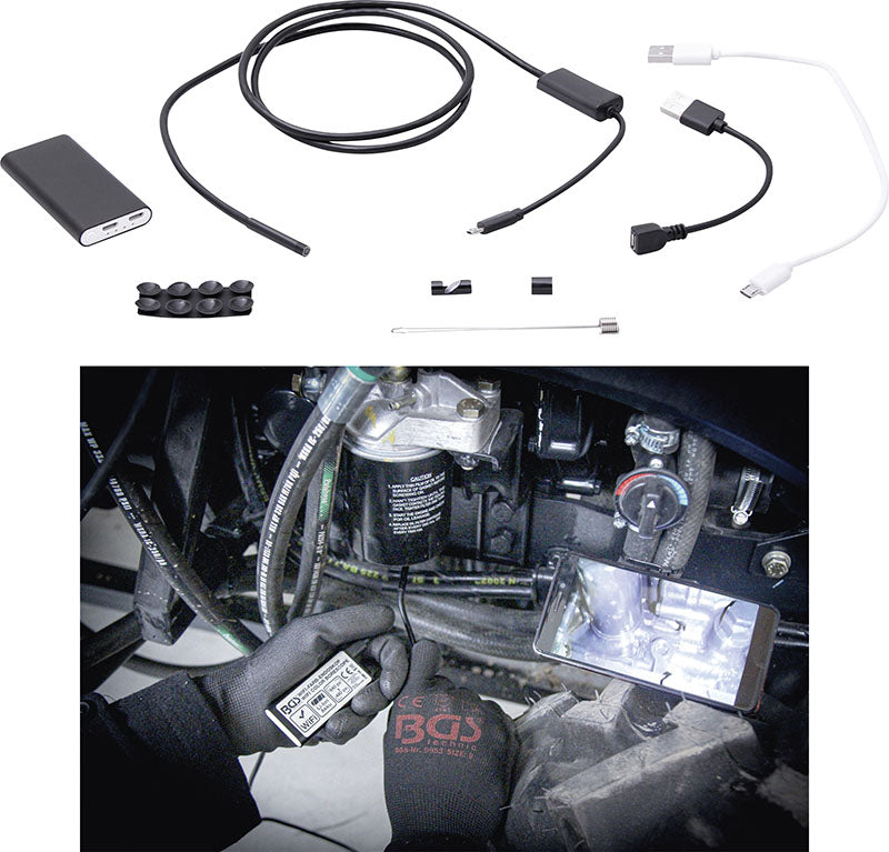 ENDOSCOPIO WIRELESS A COLORI CON LUCE A LED BGS9853