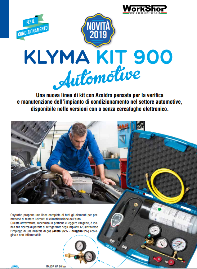 Set verifica clima auto Oxyturbo KLYMA KIT 900 AUTOMOTIVE COMPLET