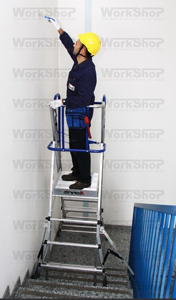 Scala telescopica Svelt TELEFLY LIGHT alluminio con piattaforma