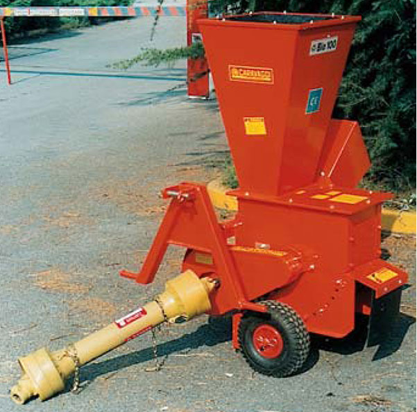 Biotrituratore Caravaggi BIO 100  motore Honda Elettrico motocoltivatore