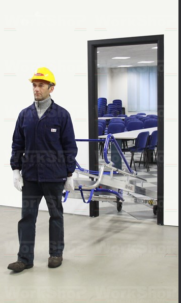 Scala Svelt FLY alluminio con piattaforma