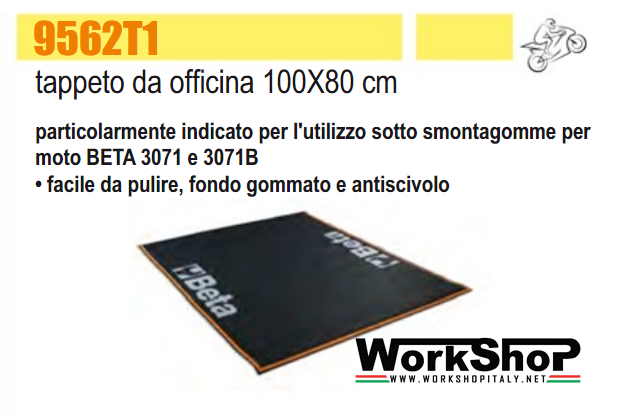 Tappeto da officina 100x80 cm Beta 9562T1
