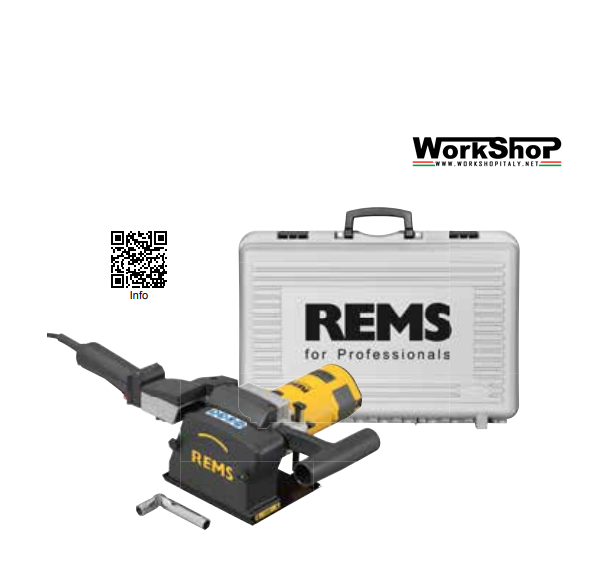 Scanalatrice Rems Krokodil 125