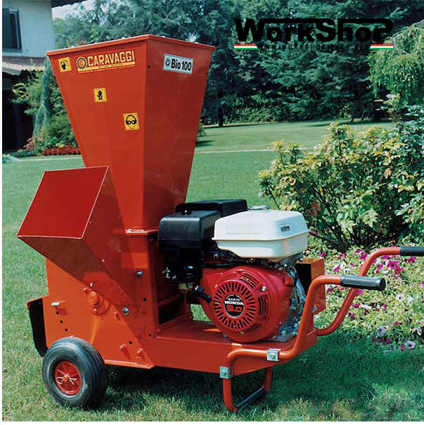 Biotrituratore Caravaggi BIO 100  motore Honda Elettrico motocoltivatore