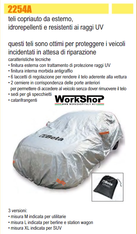 Teli copriauto da esterno Beta 2254A